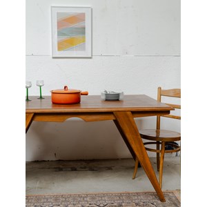 Karla, la table à manger en bois n°1164