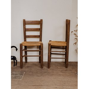 Paire de chaises en bois n°1241