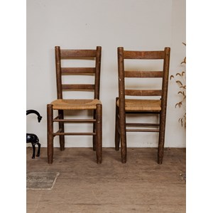 Paire de chaises en bois n°1241