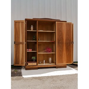 Grande armoire art déco en bois n°423