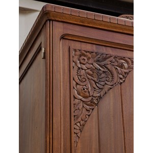 Grande armoire art déco en bois n°423