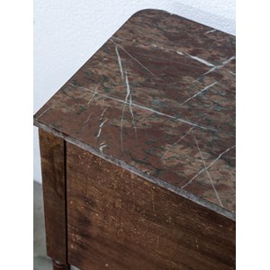 Table de chevet en marbre n°1337