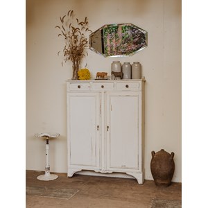 Buffet de couloir en bois blanc n°1524