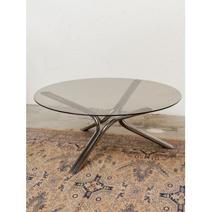 Table basse en verre fumé n°978