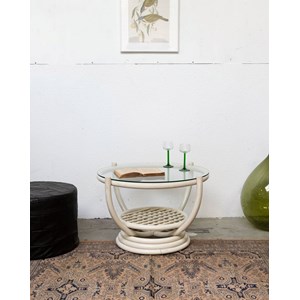 Léonie, la table basse en rotin n°942