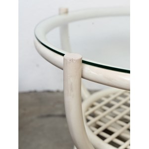 Léonie, la table basse en rotin n°942