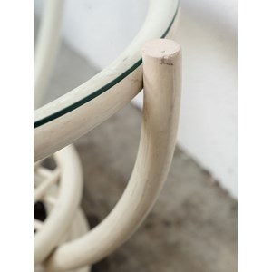 Léonie, la table basse en rotin n°942