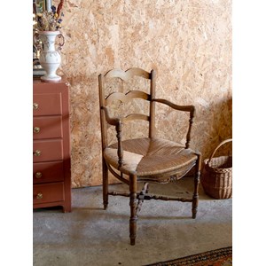 Ernest, le fauteuil en paille n°940