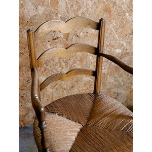 Ernest, le fauteuil en paille n°940