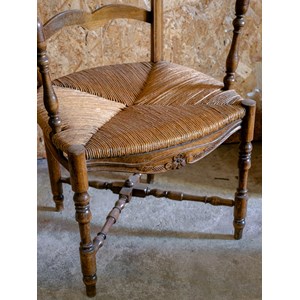 Ernest, le fauteuil en paille n°940