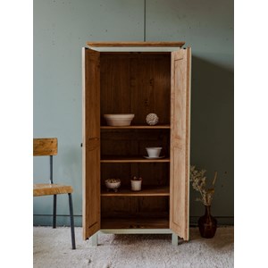 Armoire en bois vert d'eau n°427