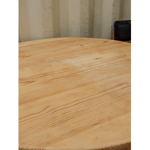 Table à manger ronde en bois n°1352
