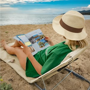 Tapis de plage - blanc cassé Blanc
