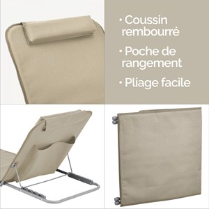 Tapis de plage - blanc cassé Blanc