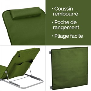 Tapis de plage - kaki