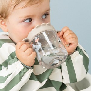 Tasse à bec à 2 anses tiny farm rose