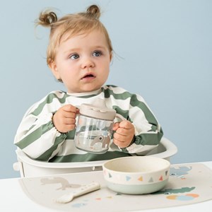 Tasse à bec à 2 anses tiny farm rose
