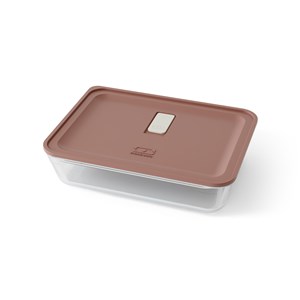 Lunch box verre 600 ml rose