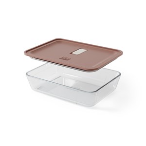 Lunch box verre 600 ml rose