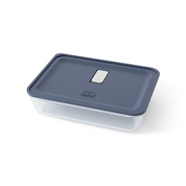 Lunch box verre 600 ml bleu