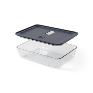 Lunch box verre 600 ml bleu