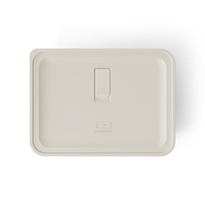 Lunch box verre 600 ml beige
