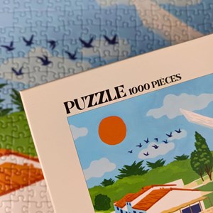 Puzzle 1000 pièces : moulin de la brée