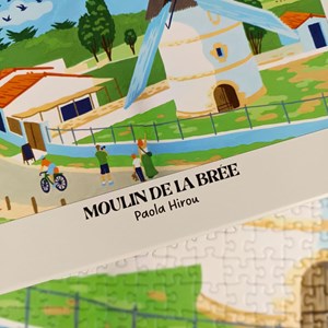 Puzzle 1000 pièces : moulin de la brée