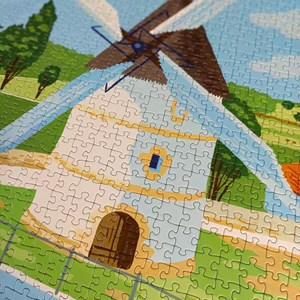 Puzzle 1000 pièces : moulin de la brée