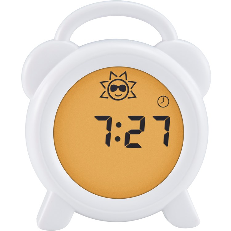 Alecto - Réveil éducatif et veilleuse sleeptrainer blanc