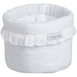 Panier de toilette calm blanc (20 x 20 cm)