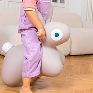 Ballon sauteur hoppi lapin beige
