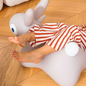 Ballon sauteur hoppi lapin beige