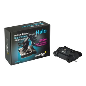 Levenhuk jumelles à vision nocturne numériques halo nvb10 helmet