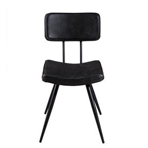Tom - lot de 2 chaises noires
