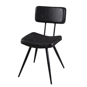 Tom - lot de 2 chaises noires