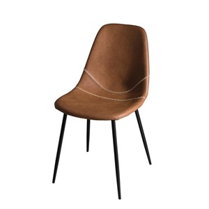 Tom - lot de 2 chaises john marrons