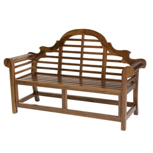 Maeva - banc de jardin sumatra en bois teck huilé