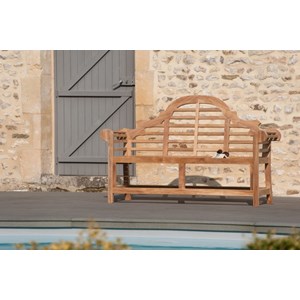 Fun - banc de jardin sumatra en bois teck