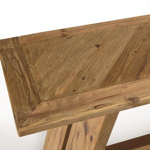 Sandy - console 160x45cm bois pin recyclé