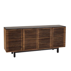 Alix - buffet en bois de manguier 4 portes ajourées
