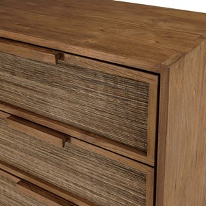 Sixtine - commode 3 tiroirs en bois de teck recyclé