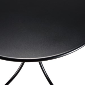 Vianney - table de jardin ronde 2 personnes 70x70cm