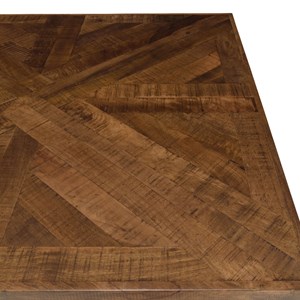 Kiara - table à manger rectangulaire 220x100cm bois recyclé