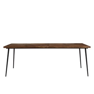 Kiara - table à manger rectangulaire 220x100cm bois recyclé