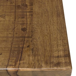 Kiara - table à manger rectangulaire 200x100cm bois recyclé