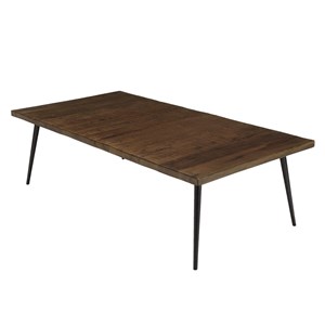 Kiara - table basse rectangle bois recyclé pieds métal