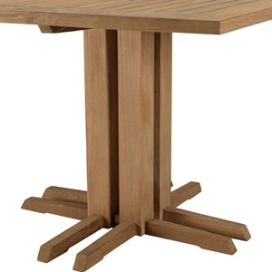 Valeria - ensemble de jardin en bois de teck recyclé rotin 4 pers.
