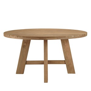Valeria - ensemble de jardin teck en bois de recyclé rotin 6 pers.
