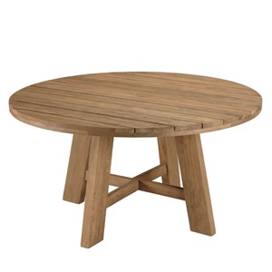 Valeria - ensemble de jardin table en bois de teck recyclé rotin 4 pers.